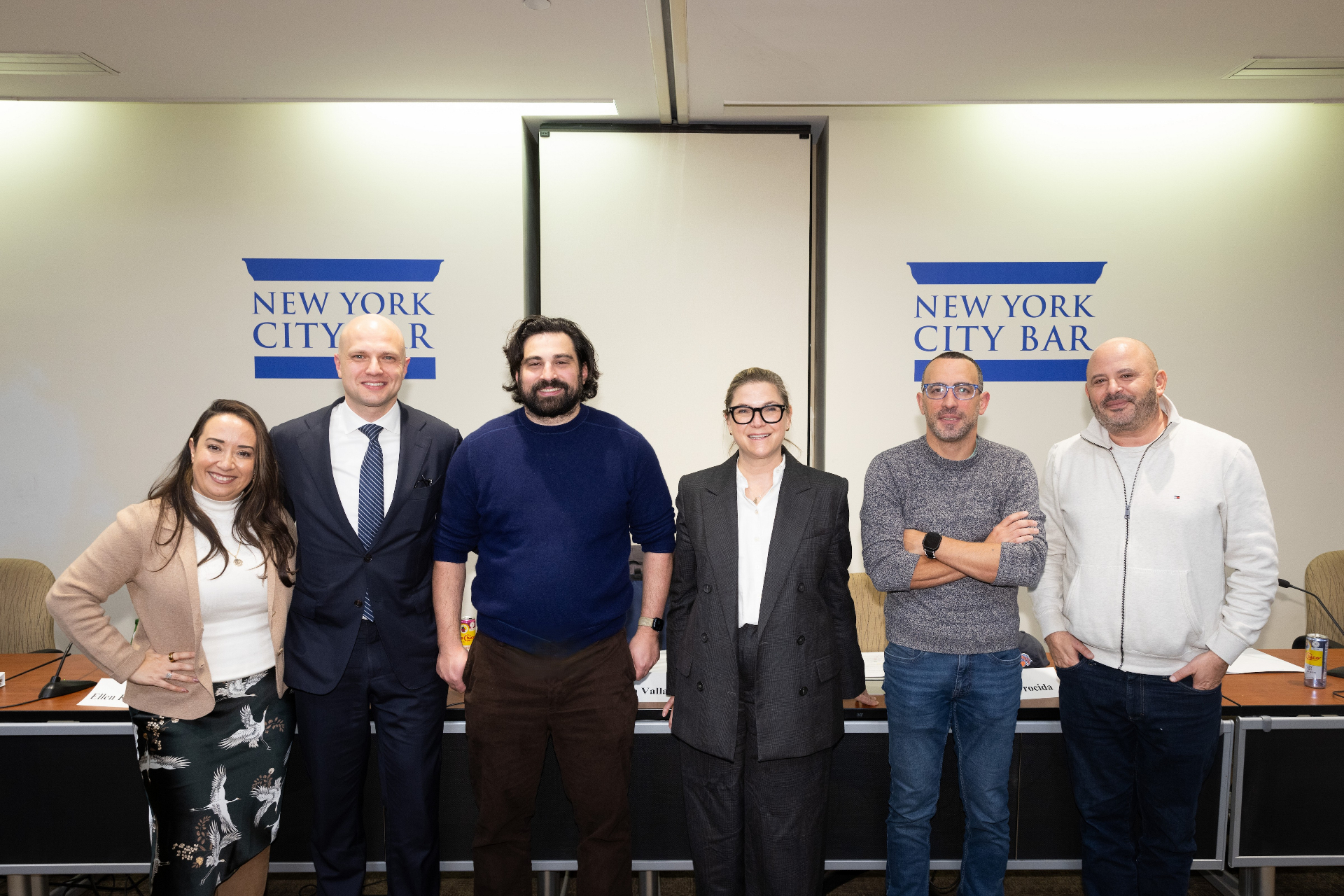 The Building New York affordable housing panel with moderator Max Rayetsky and panelists at the New York City Bar Association